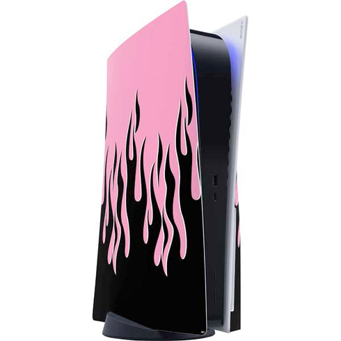 Pink Flames PlayStation PS5 Skins